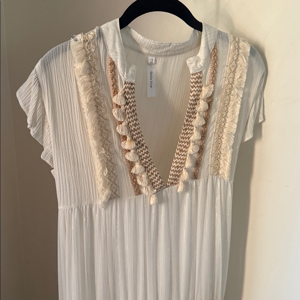 Gauze bohemian dress bought in France.